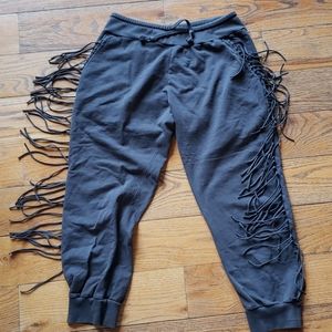 Cotton Kittenish Sweatpants Dark Gray XL